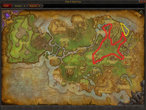 Map of Where to farm Chameleon Lotus in Nagrand