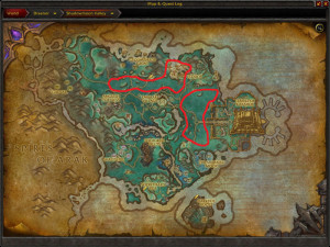 Map of Where to farm Sumptuous Fur in Shadowmoon Valley