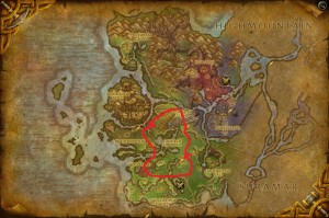 Map of Where to farm Dreamleaf in Val'Sharah