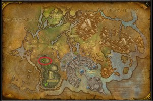 Map of Where to farm Felslate in Suramar