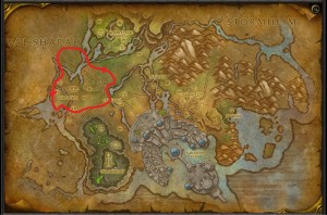 Map of Where to farm Felslate in Suramar