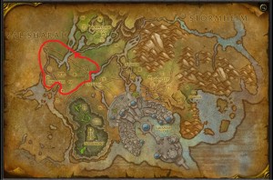 Map of Where to farm Starlight Rose in Suramar