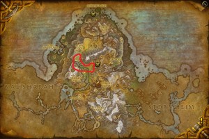 Map of Where to farm Stonehide Leather in Highmountain